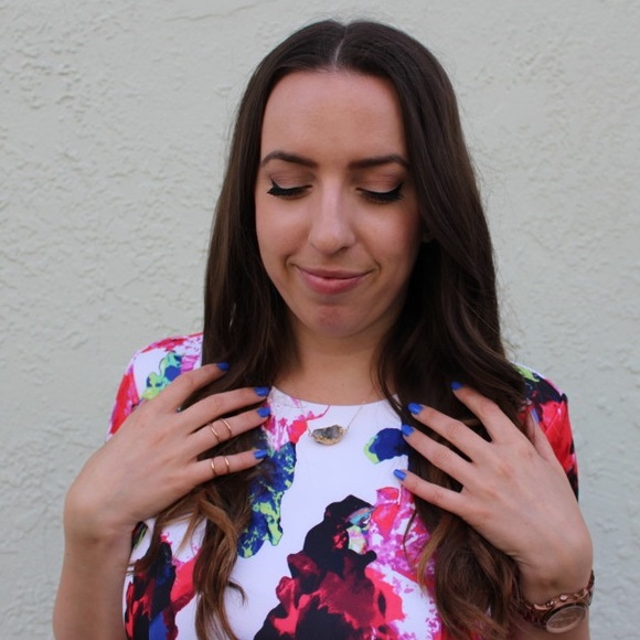 MILLY x DesigNation Floral Fit & Flare Scuba Dress - Picture 3 of 8